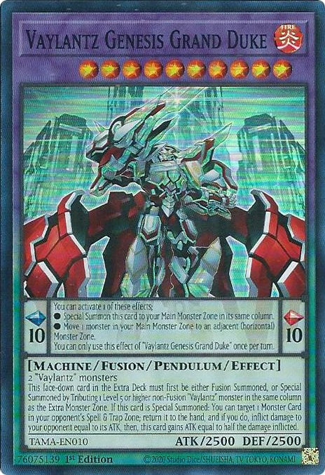 Vaylantz Genesis Grand Duke [TAMA-EN010] Super Rare | Exor Games Truro