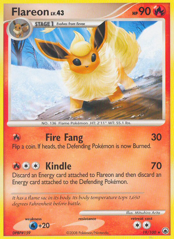 Flareon (19/100) [Diamond & Pearl: Majestic Dawn] | Exor Games Truro