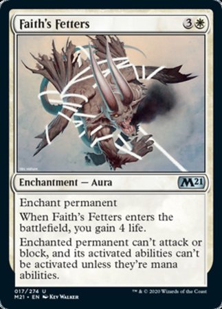 Faith's Fetters [Core Set 2021] | Exor Games Truro