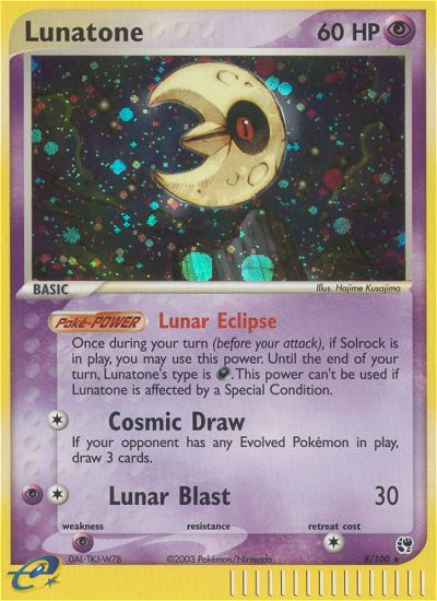 Lunatone (8/100) [EX: Sandstorm] | Exor Games Truro