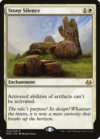 Stony Silence [Modern Masters 2017] | Exor Games Truro