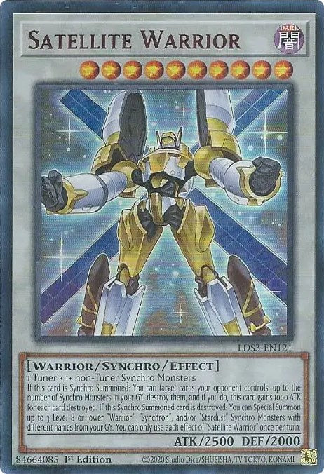 Satellite Warrior (Red) [LDS3-EN121] Ultra Rare | Exor Games Truro