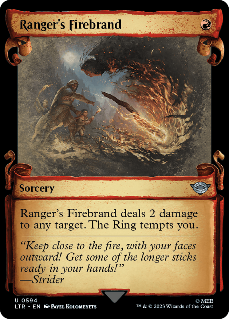 Ranger's Firebrand [The Lord of the Rings: Tales of Middle-Earth Showcase Scrolls] | Exor Games Truro