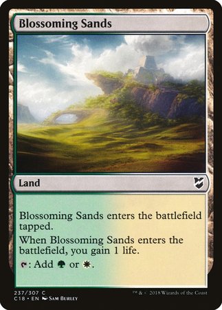 Blossoming Sands [Commander 2018] | Exor Games Truro