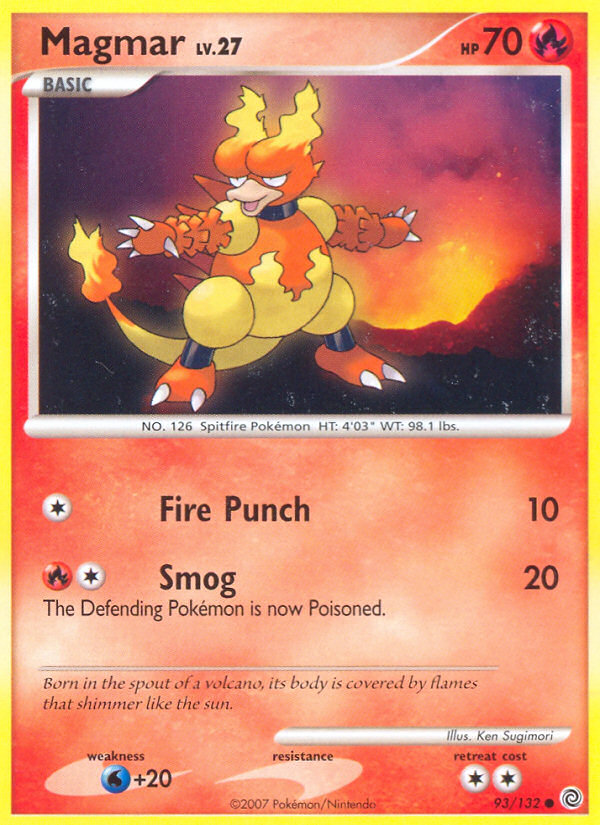 Magmar (93/132) [Diamond & Pearl: Secret Wonders] | Exor Games Truro