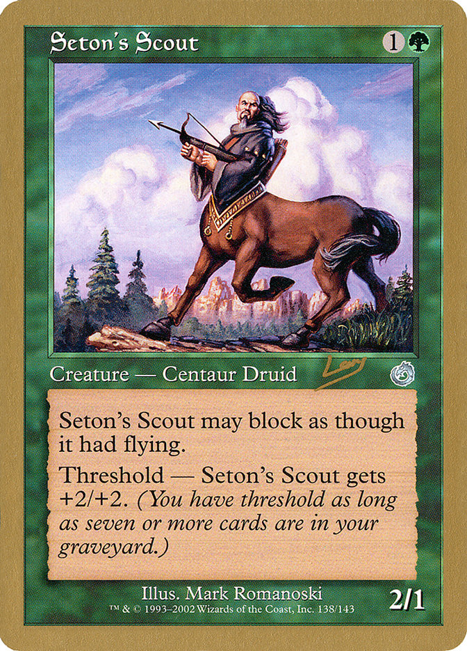 Seton's Scout (Raphael Levy) [World Championship Decks 2002] | Exor Games Truro