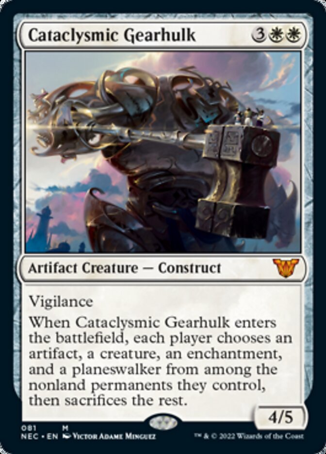 Cataclysmic Gearhulk [Kamigawa: Neon Dynasty Commander] | Exor Games Truro