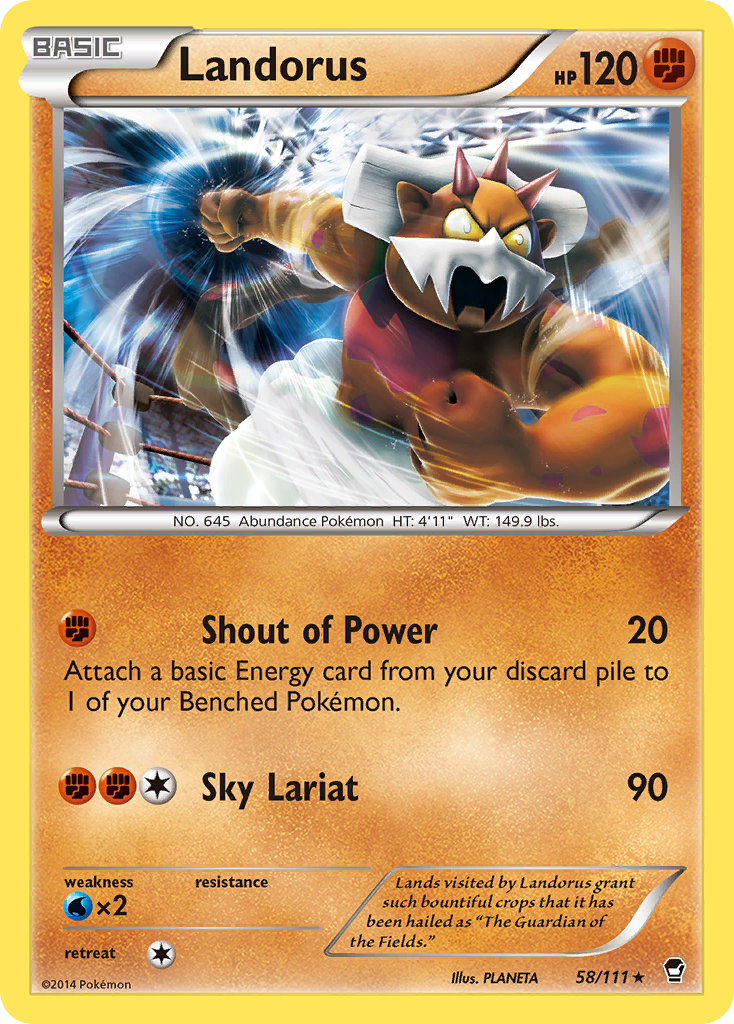 Landorus (58/111) [XY: Furious Fists] | Exor Games Truro