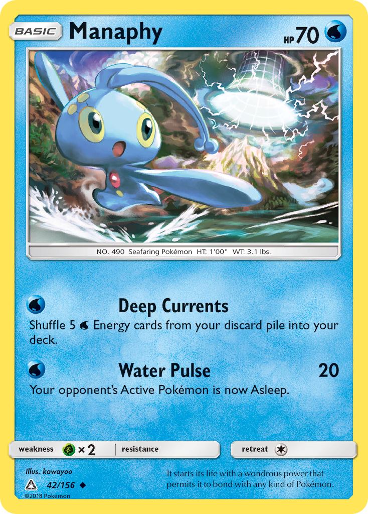 Manaphy (42/156) [Sun & Moon: Ultra Prism] | Exor Games Truro