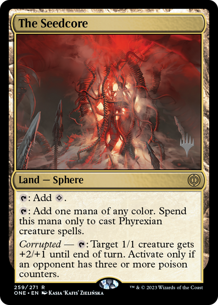 The Seedcore (Promo Pack) [Phyrexia: All Will Be One Promos] | Exor Games Truro