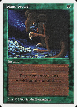 Giant Growth [Summer Magic / Edgar] | Exor Games Truro