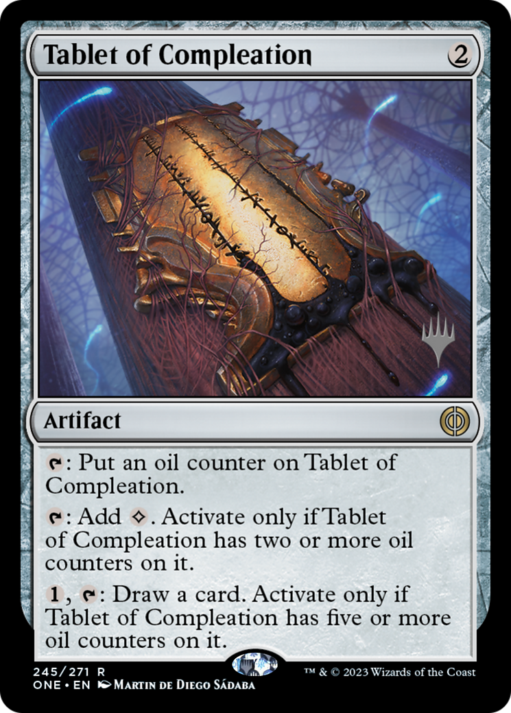 Tablet of Compleation (Promo Pack) [Phyrexia: All Will Be One Promos] | Exor Games Truro