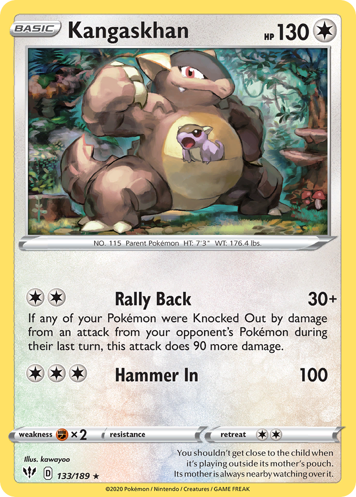 Kangaskhan (133/189) [Sword & Shield: Darkness Ablaze] | Exor Games Truro