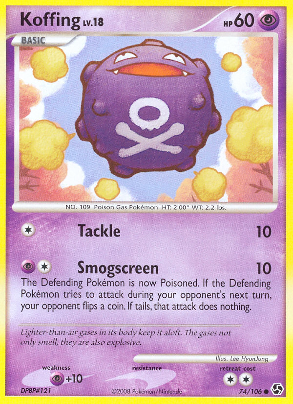 Koffing (74/106) [Diamond & Pearl: Great Encounters] | Exor Games Truro