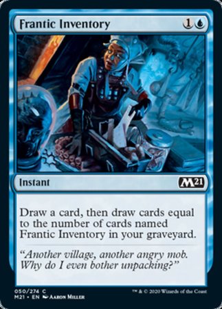 Frantic Inventory [Core Set 2021] | Exor Games Truro