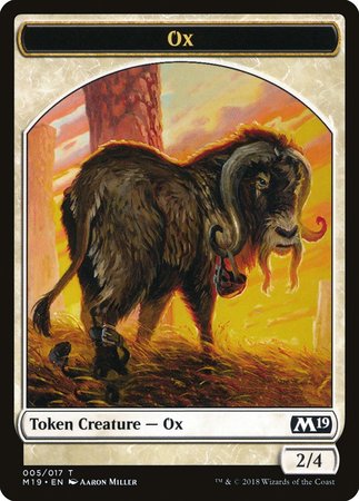 Ox Token [Core Set 2019 Tokens] | Exor Games Truro