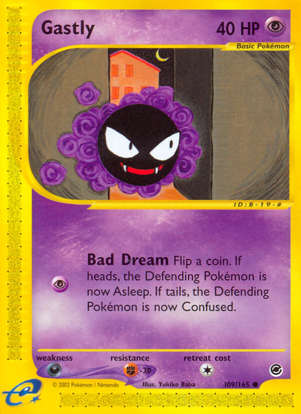 Gastly (109/165) [Expedition: Base Set] | Exor Games Truro