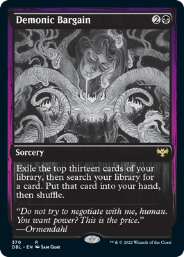 Demonic Bargain [Innistrad: Double Feature] | Exor Games Truro