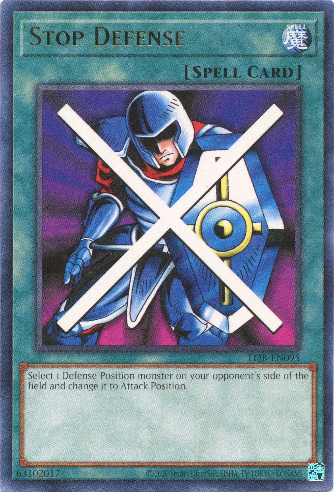 Stop Defense (25th Anniversary) [LOB-EN095] Rare | Exor Games Truro