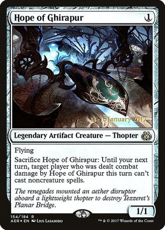 Hope of Ghirapur [Aether Revolt Promos] | Exor Games Truro