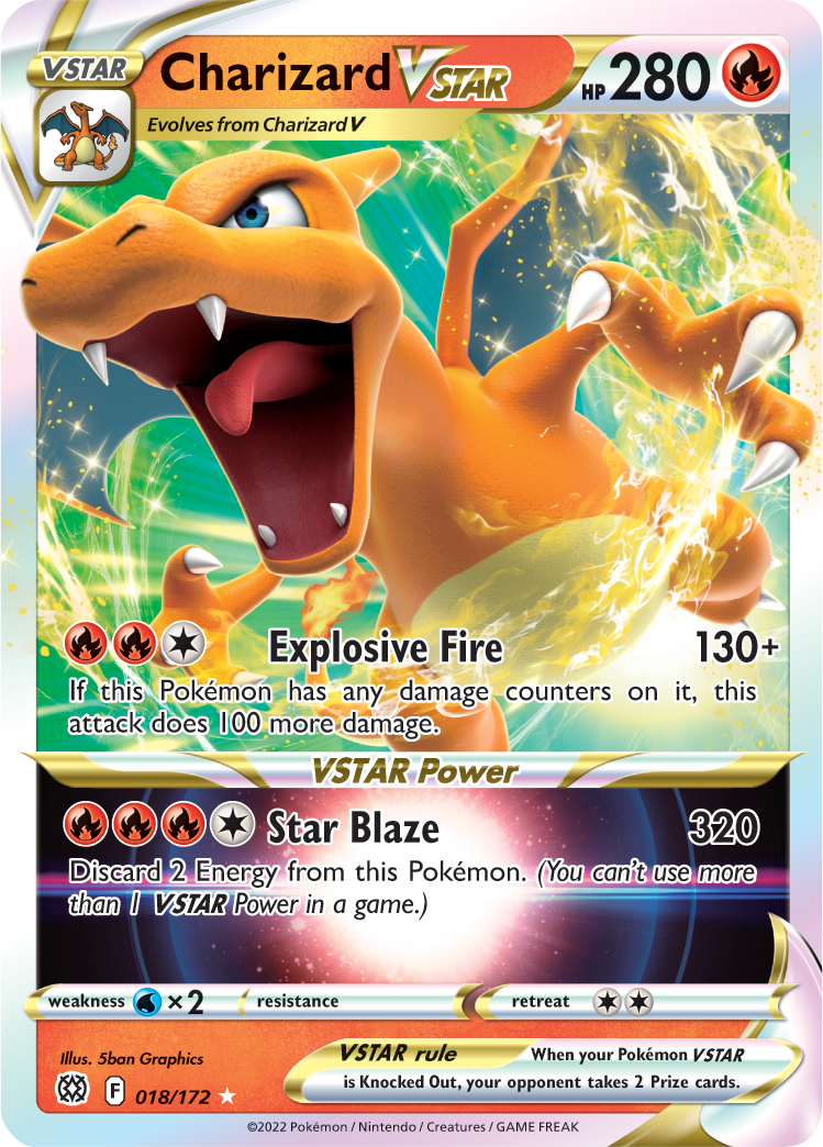 Charizard VSTAR (018/172) [Sword & Shield: Brilliant Stars] | Exor Games Truro