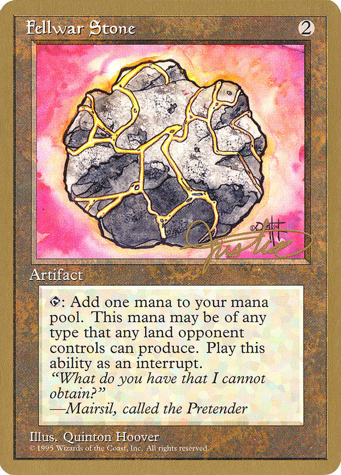 Fellwar Stone (Mark Justice) [Pro Tour Collector Set] | Exor Games Truro