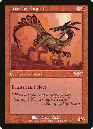 Frenetic Raptor [Legions] | Exor Games Truro
