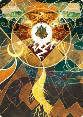Lightning Bolt Art Card [Strixhaven: School of Mages Art Series] | Exor Games Truro