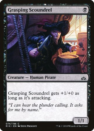 Grasping Scoundrel [Rivals of Ixalan] | Exor Games Truro