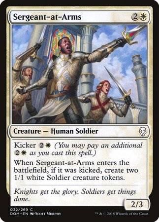 Sergeant-at-Arms [Dominaria] | Exor Games Truro