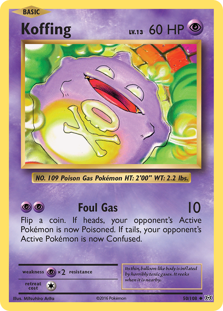 Koffing (50/108) [XY: Evolutions] | Exor Games Truro