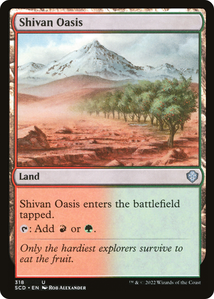 Shivan Oasis [Starter Commander Decks] | Exor Games Truro
