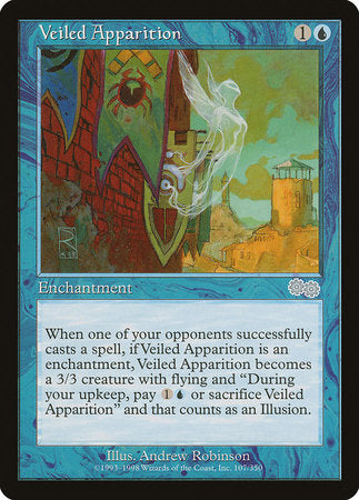 Veiled Apparition [Urza's Saga] | Exor Games Truro