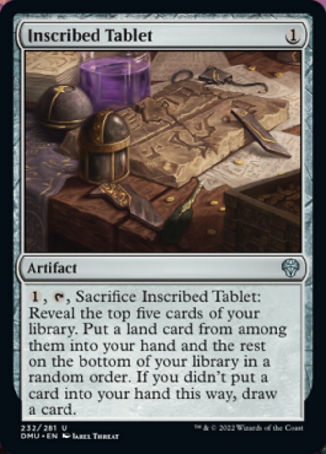 Inscribed Tablet [Dominaria United] | Exor Games Truro