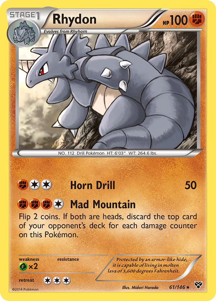 Rhydon (61/146) [XY: Base Set] | Exor Games Truro