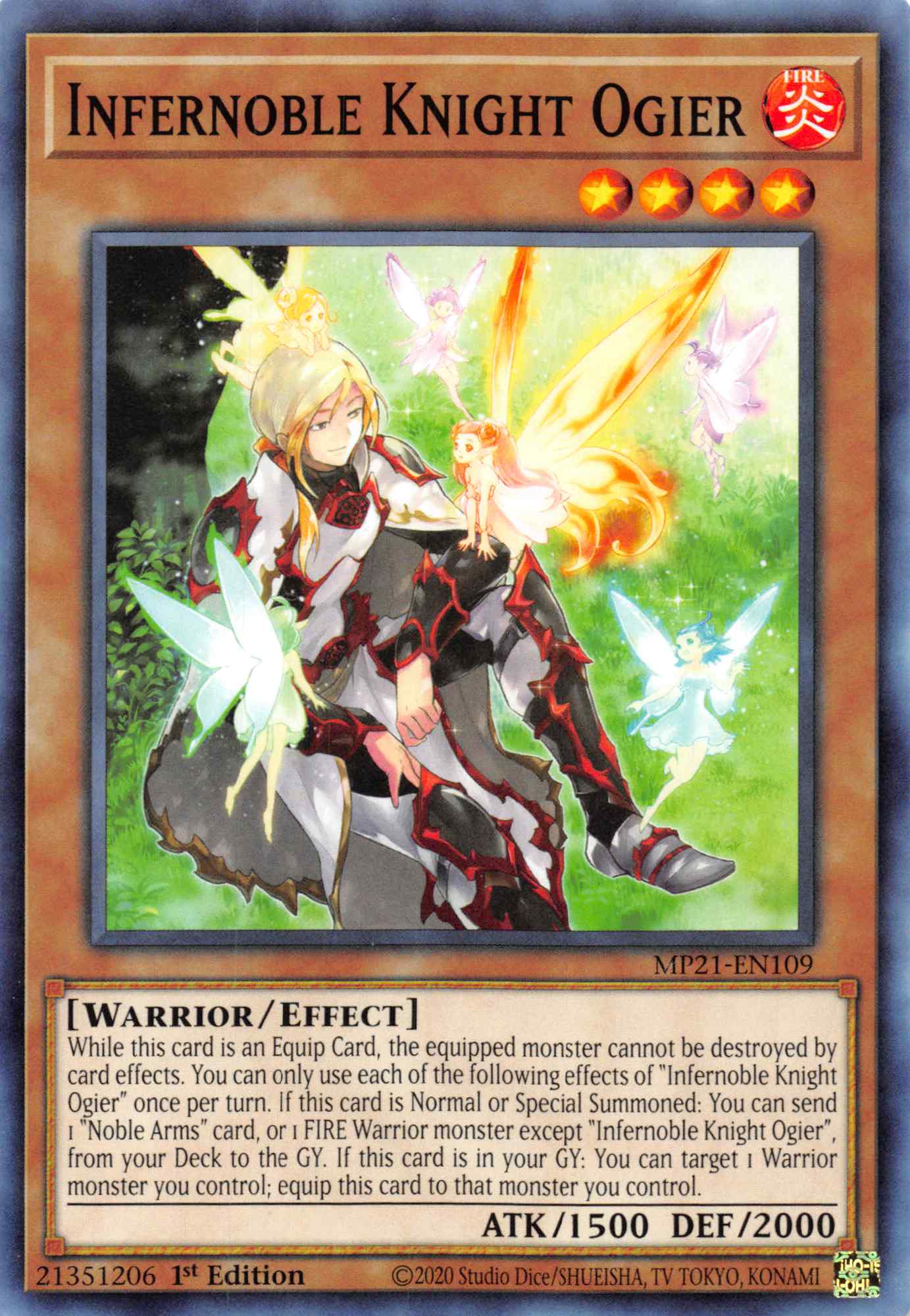 Infernoble Knight Ogier [MP21-EN109] Common | Exor Games Truro