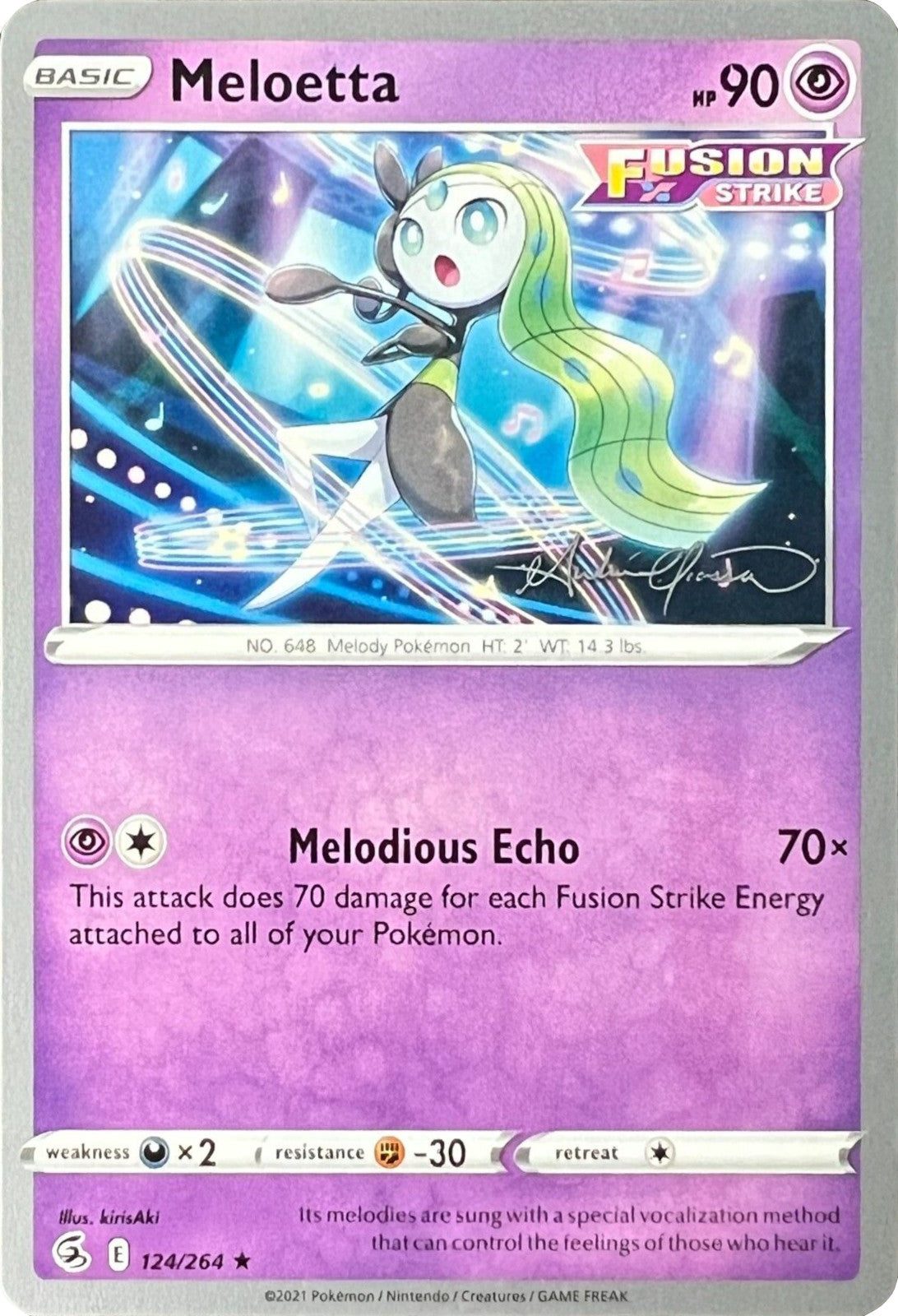 Meloetta (124/264) (The Shape of Mew - Andre Chiasson) [World Championships 2022] | Exor Games Truro