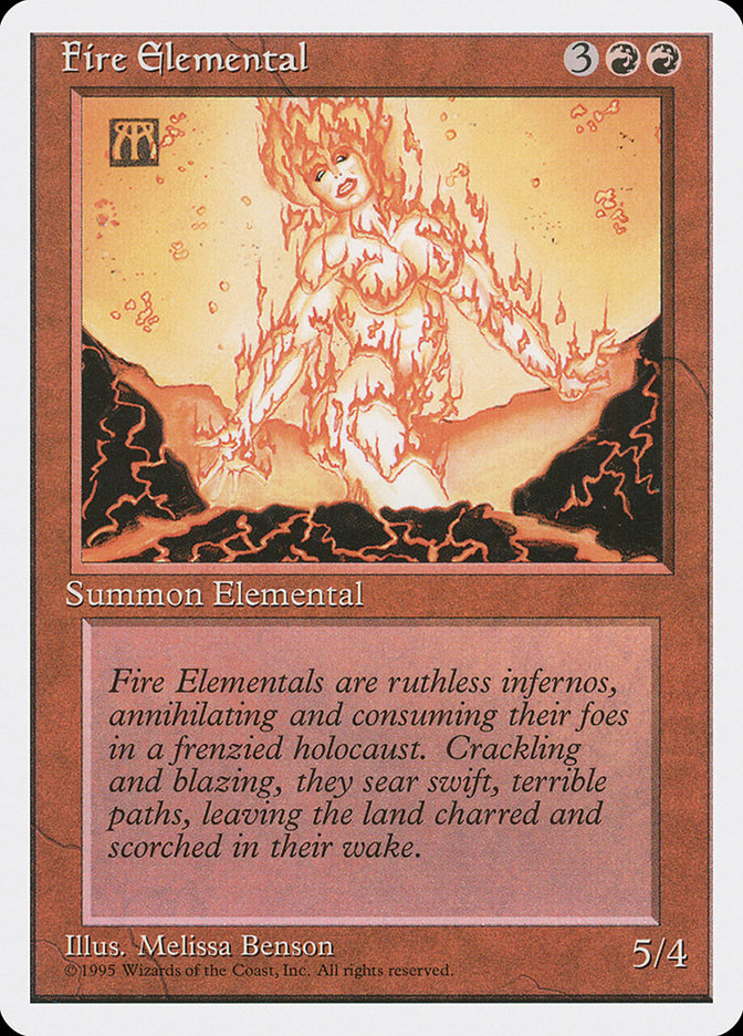 Fire Elemental [Fourth Edition] | Exor Games Truro