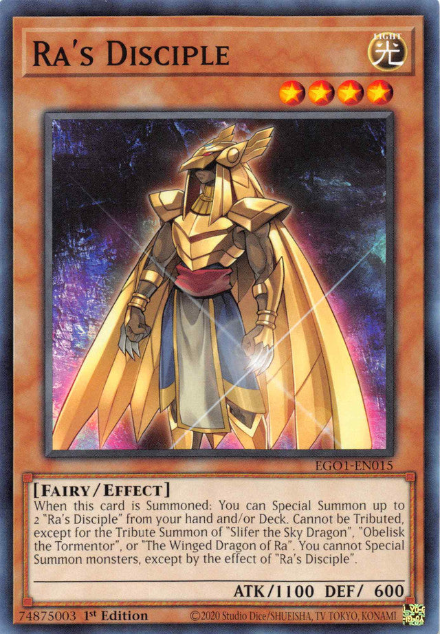 Ra's Disciple [EGO1-EN015] Common | Exor Games Truro
