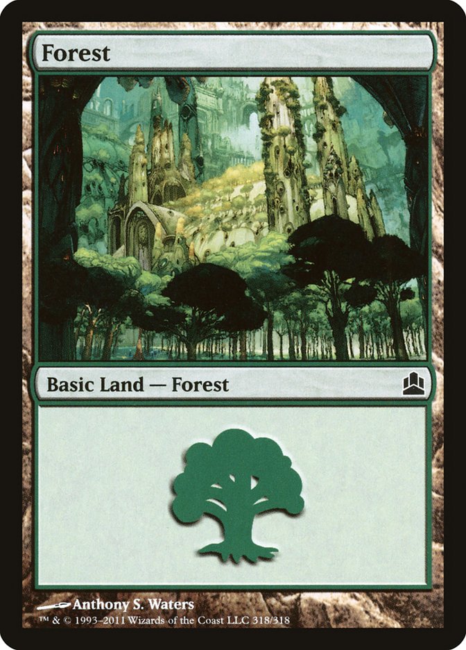 Forest (318) [Commander 2011] | Exor Games Truro