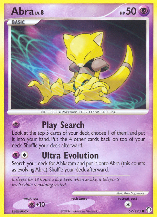 Abra (69/123) [Diamond & Pearl: Mysterious Treasures] | Exor Games Truro