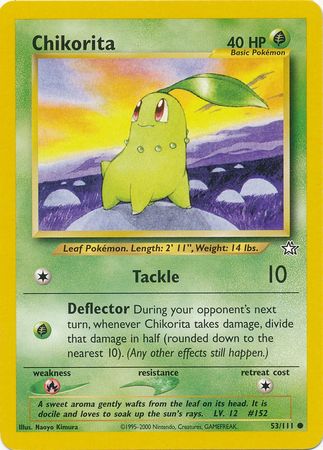 Chikorita (53/111) [Neo Genesis Unlimited] | Exor Games Truro