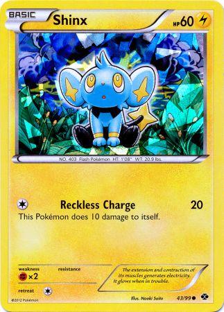 Shinx (43/99) (Cracked Ice Holo) (Blister Exclusive) [Black & White: Next Destinies] | Exor Games Truro