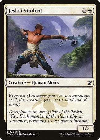 Jeskai Student [Khans of Tarkir] | Exor Games Truro