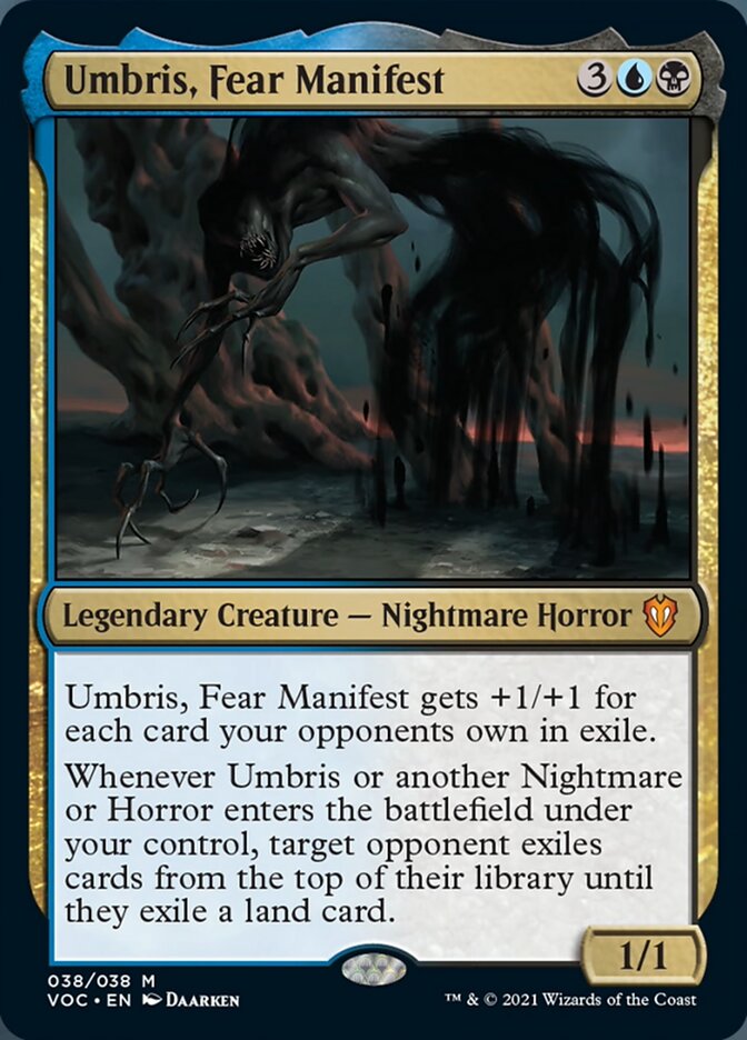 Umbris, Fear Manifest [Innistrad: Crimson Vow Commander] | Exor Games Truro