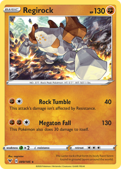 Regirock (089/185) [Sword & Shield: Vivid Voltage] | Exor Games Truro