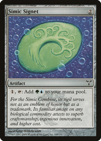 Simic Signet [Dissension] | Exor Games Truro