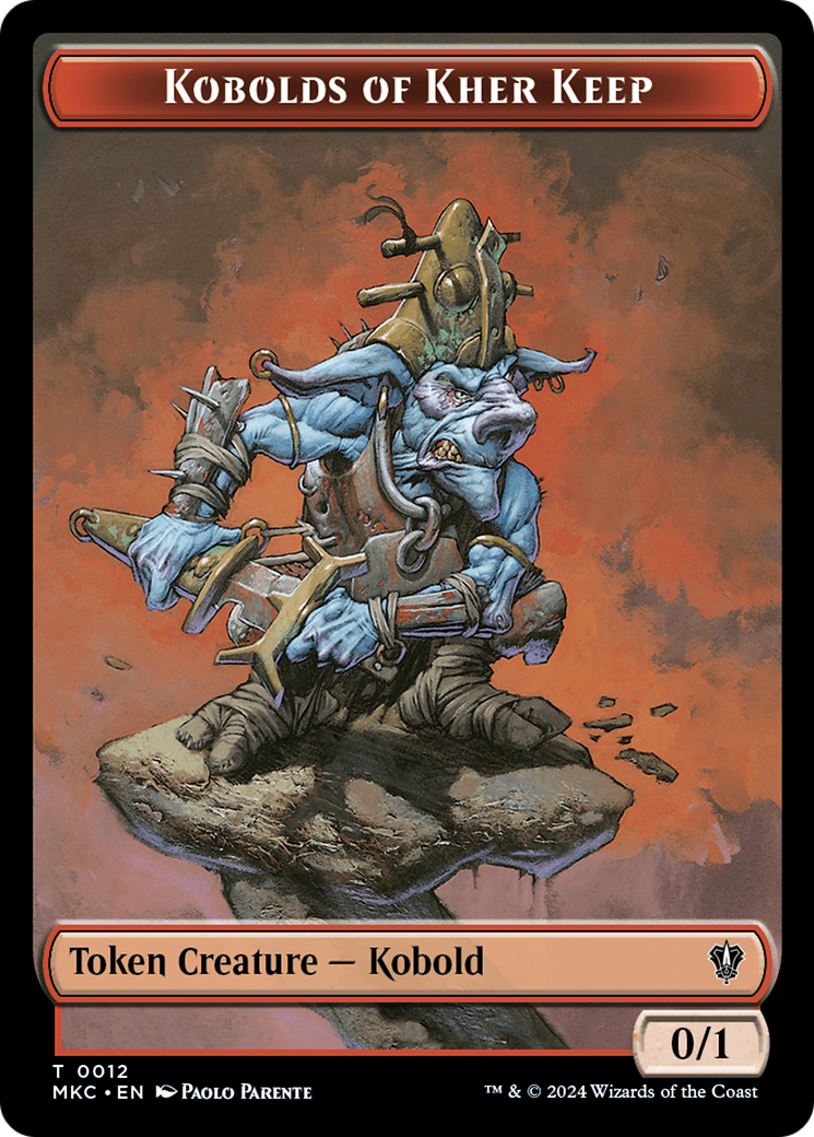 Gold // Kobolds of Kher Keep Double-Sided Token [Murders at Karlov Manor Commander Tokens] | Exor Games Truro