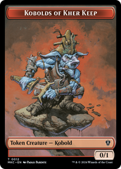 Gold // Kobolds of Kher Keep Double-Sided Token [Murders at Karlov Manor Commander Tokens] | Exor Games Truro