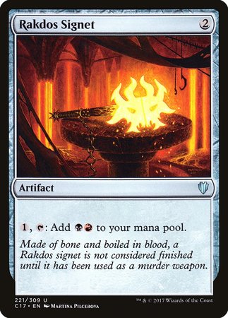 Rakdos Signet [Commander 2017] | Exor Games Truro